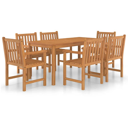 7Dílný Zahradní Jídelní Set Masivní Teakové Dřevo