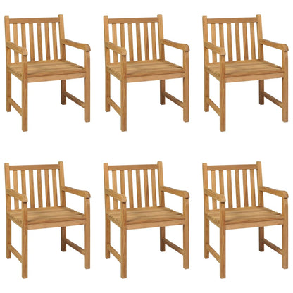 7Dílný Zahradní Jídelní Set Masivní Teakové Dřevo