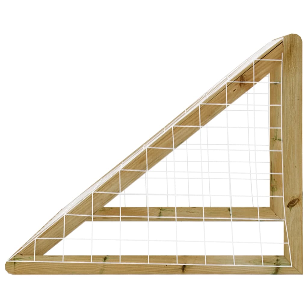 Fotbalová Branka Se Sítí Impregnovaná Borovice