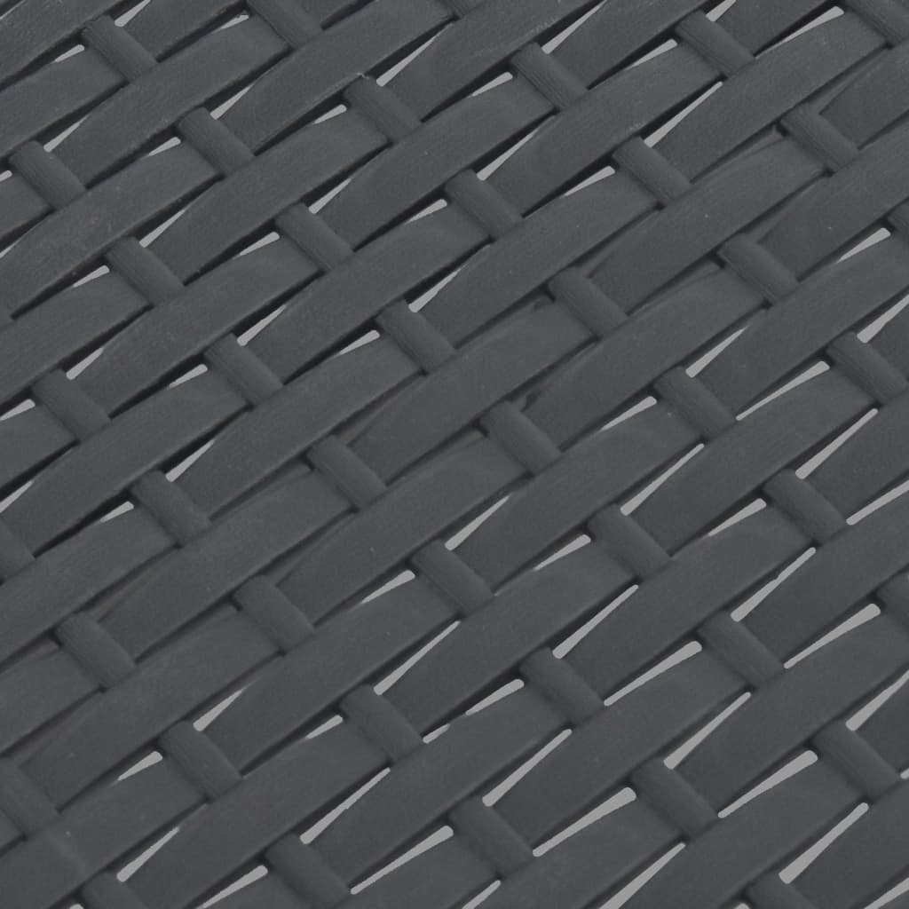 Zahradní Stůl Antracitový 58 X 58 X 41 Cm Pp Ratan