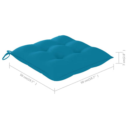 Zahradní Jídelní Židle S Poduškami 3 Ks Masivní Akáciové Dřevo