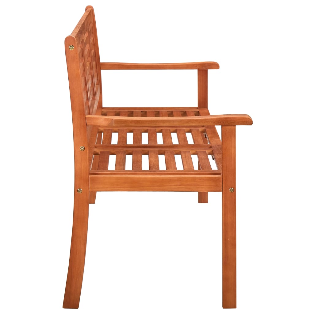 3Místná Zahradní Lavice S Poduškou Masivní Eukalyptus