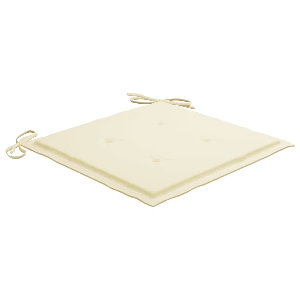 Zahradní Židle S Čajovým Stolkem A Poduškami 2Ks Akáciové Dřevo