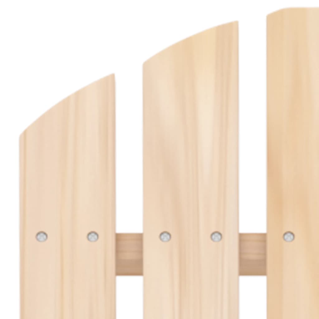 2Místná Zahradní Židle Adirondack Masivní Jedlové Dřevo