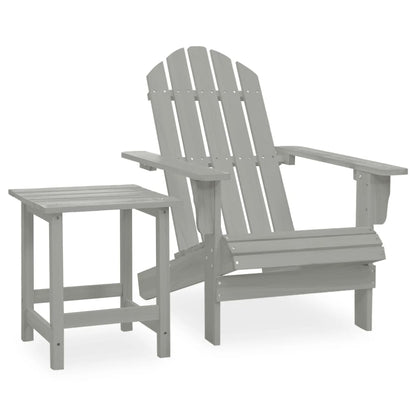 Zahradní Židle Adirondack Se Stolkem Masivní Jedle