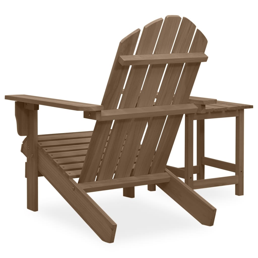 Zahradní Židle Adirondack Se Stolkem Masivní Jedle
