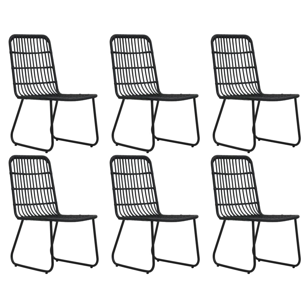 7Dílný Zahradní Jídelní Set Polyratan A Sklo