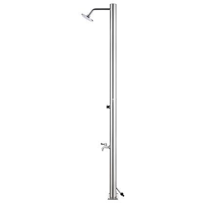 Zahradní Sprcha 215 Cm Nerezová Ocel