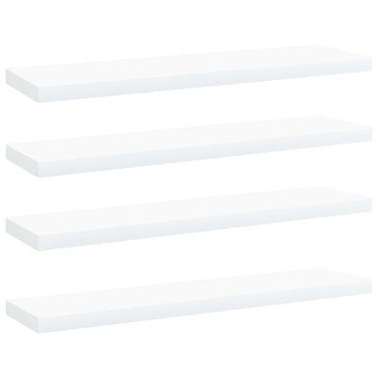 Přídavné Police 8 Ks Bílé 40 X 50 X 1,5 Cm Dřevotříska Bílá