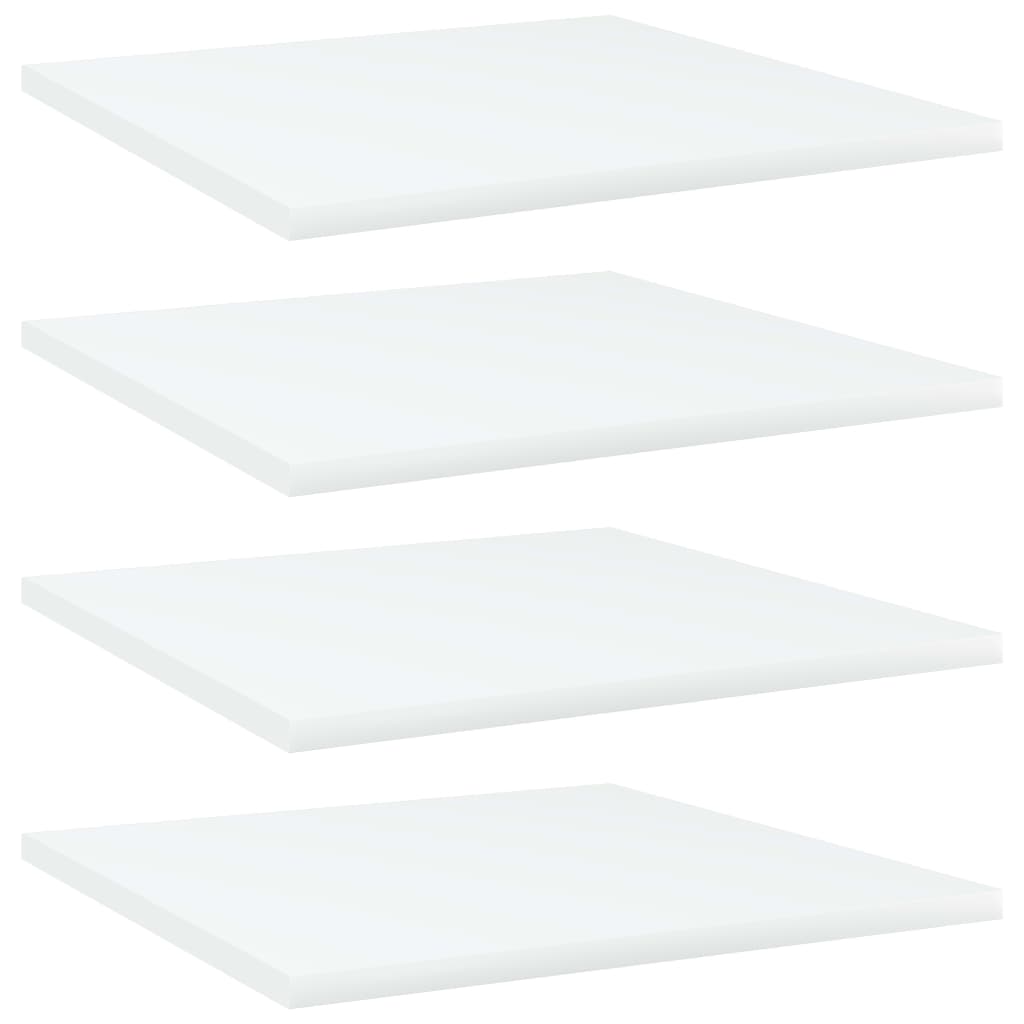 Přídavné Police 8 Ks Bílé 40 X 50 X 1,5 Cm Dřevotříska Bílá