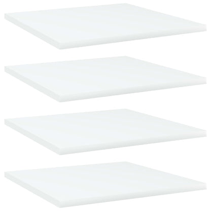 Přídavné Police 8 Ks Bílé 40 X 50 X 1,5 Cm Dřevotříska Bílá