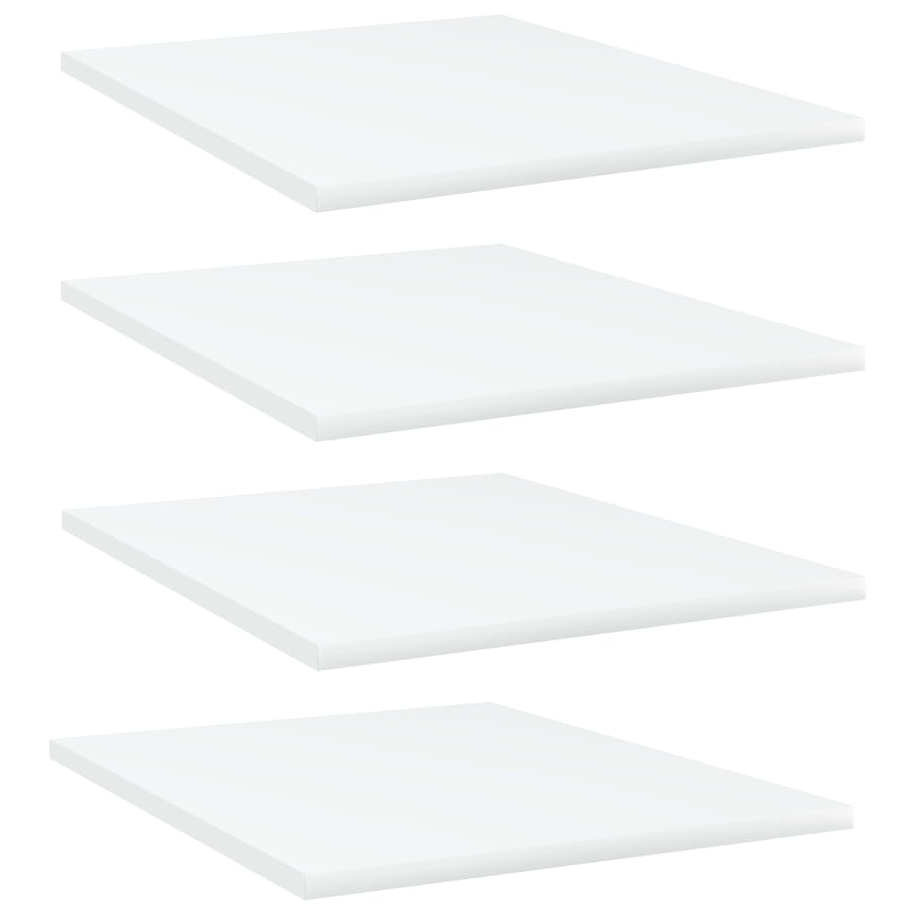 Přídavné Police 8 Ks Bílé 40 X 50 X 1,5 Cm Dřevotříska Bílá
