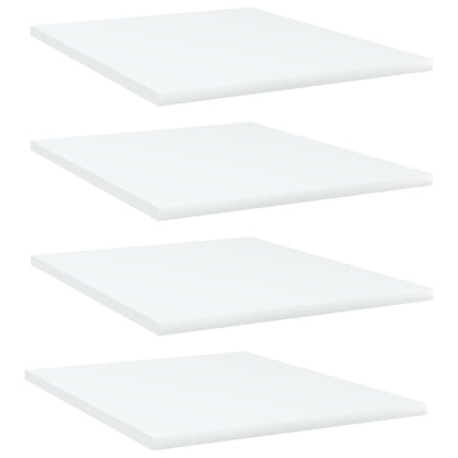 Přídavné Police 8 Ks Bílé 40 X 50 X 1,5 Cm Dřevotříska Bílá