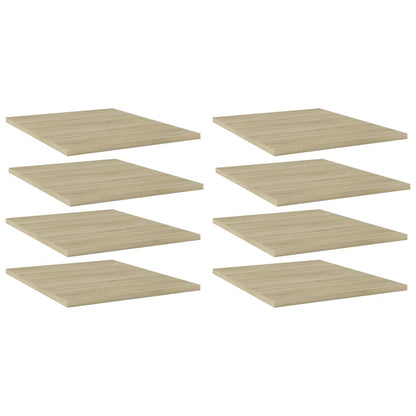 Přídavné Police 4 Ks 100 X 40 X 1,5 Cm Dřevotříska Dub Sonoma
