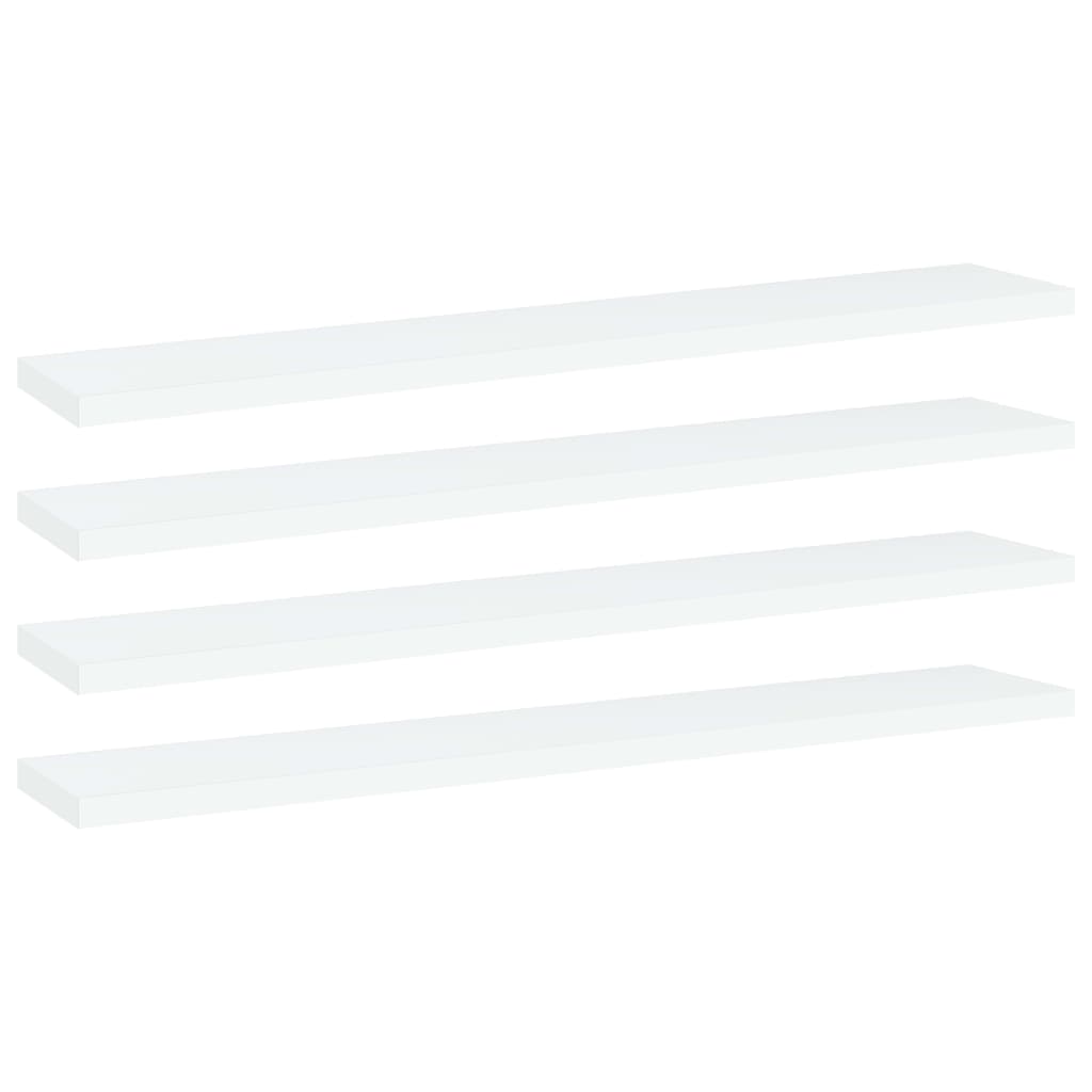 Přídavné Police 8 Ks Bílé 40 X 50 X 1,5 Cm Dřevotříska Bílá