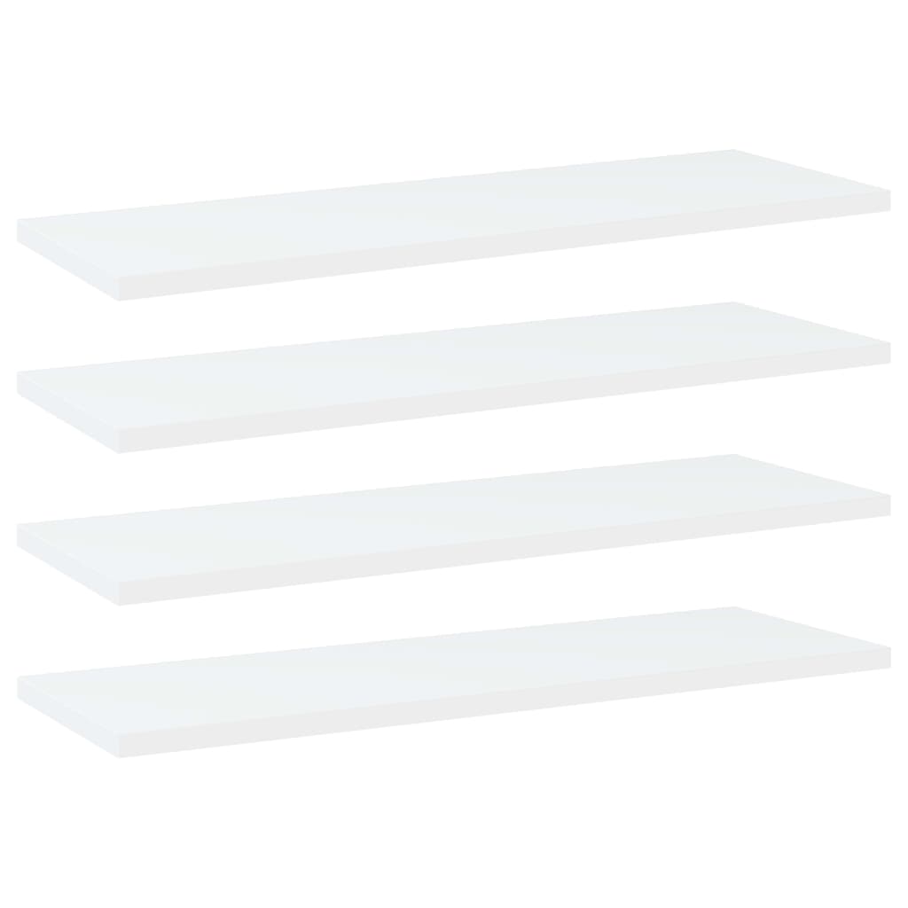 Přídavné Police 8 Ks Bílé 40 X 50 X 1,5 Cm Dřevotříska Bílá
