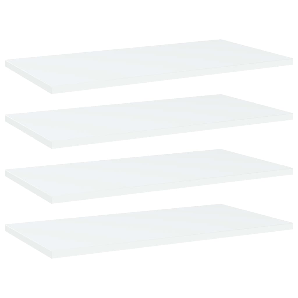 Přídavné Police 8 Ks Bílé 40 X 50 X 1,5 Cm Dřevotříska Bílá