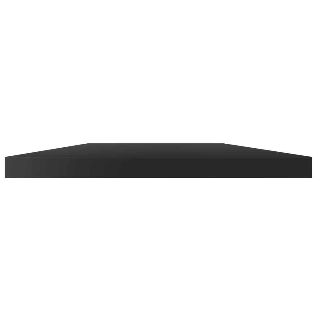 Přídavné Police 8 Ks Černé Vysoký Lesk 60X40X1,5 Cm Dřevotříska