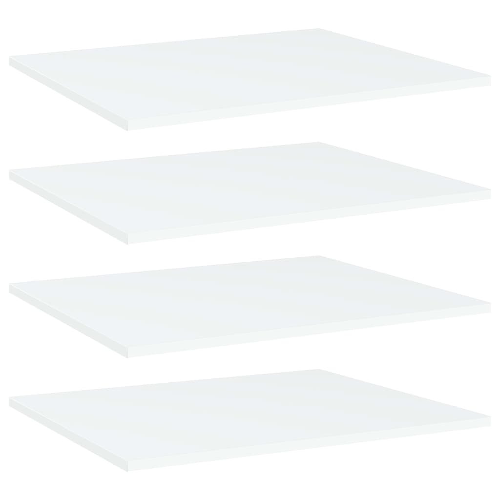 Přídavné Police 8 Ks Bílé 40 X 50 X 1,5 Cm Dřevotříska Bílá