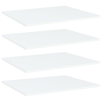 Přídavné Police 8 Ks Bílé 40 X 50 X 1,5 Cm Dřevotříska Bílá