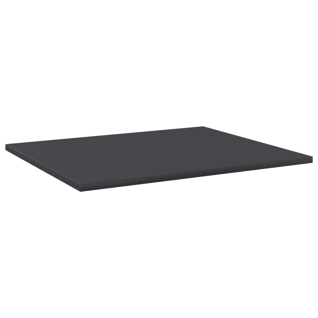 Přídavné Police 4 Ks Šedé 60 X 50 X 1,5 Cm Dřevotříska