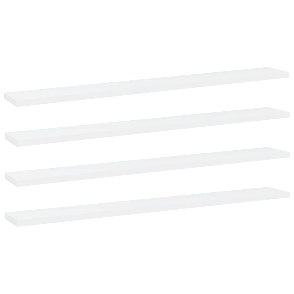 Přídavné Police 8 Ks Bílé 40 X 50 X 1,5 Cm Dřevotříska Bílá