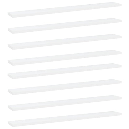 Přídavné Police 8 Ks Bílé 40 X 50 X 1,5 Cm Dřevotříska Bílá