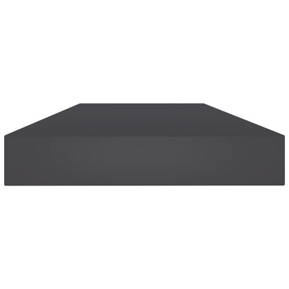 Přídavné Police 8 Ks Šedé 80 X 10 X 1,5 Cm Dřevotříska