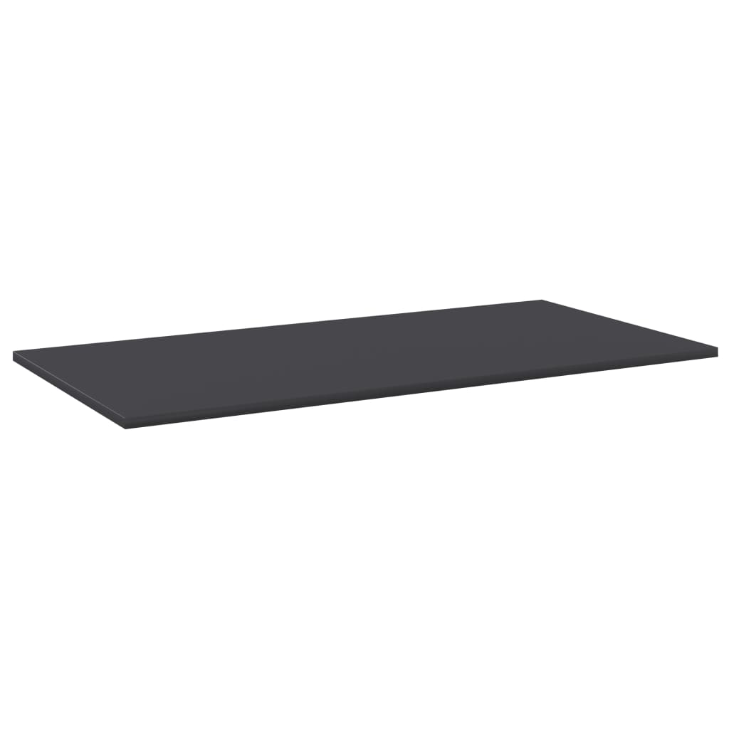 Přídavné Police 8 Ks Šedé 80 X 20 X 1,5 Cm Dřevotříska