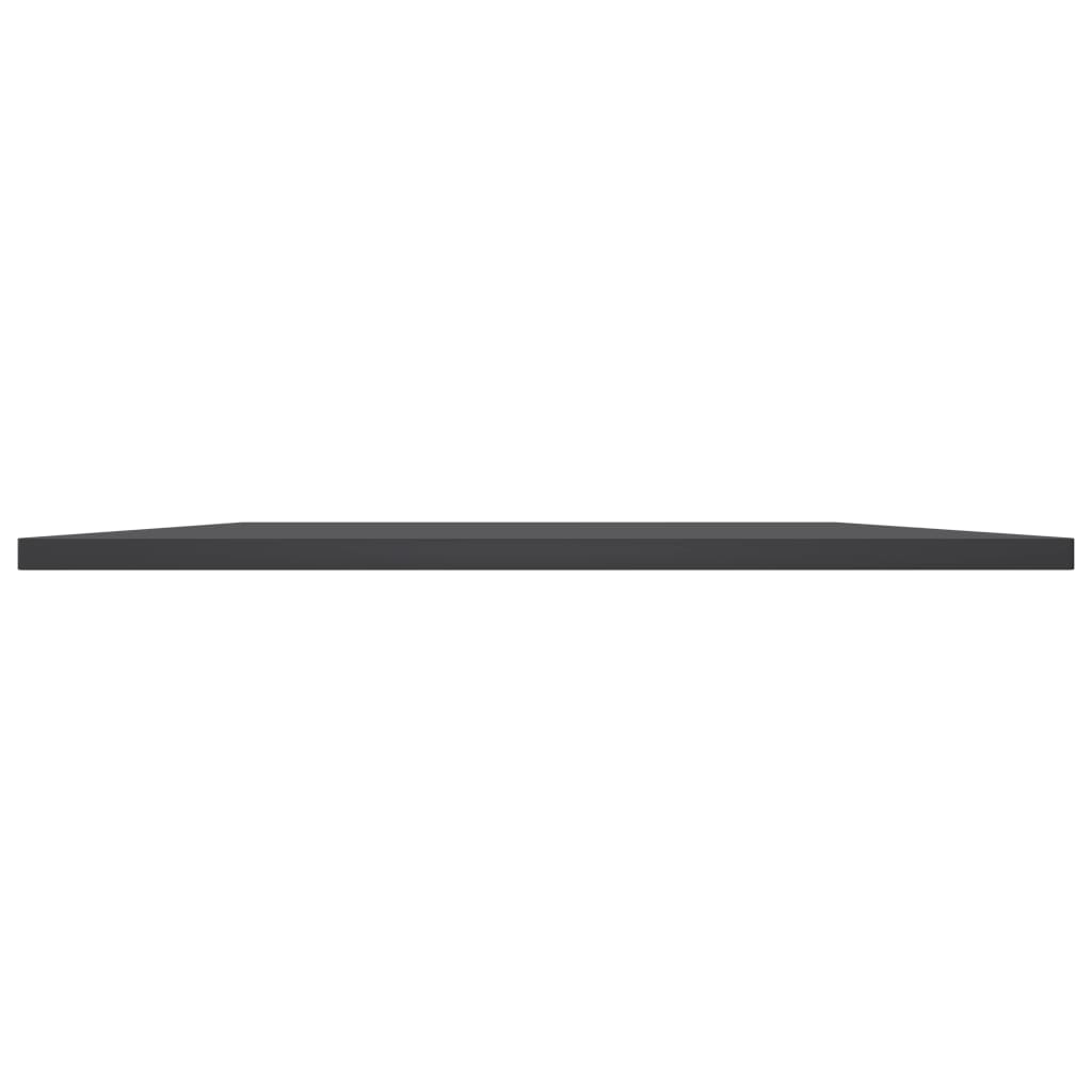Přídavné Police 8 Ks Šedé 80 X 20 X 1,5 Cm Dřevotříska