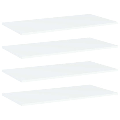 Přídavné Police 8 Ks Bílé 40 X 50 X 1,5 Cm Dřevotříska Bílá