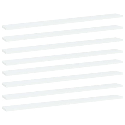 Přídavné Police 8 Ks Bílé 40 X 50 X 1,5 Cm Dřevotříska Bílá