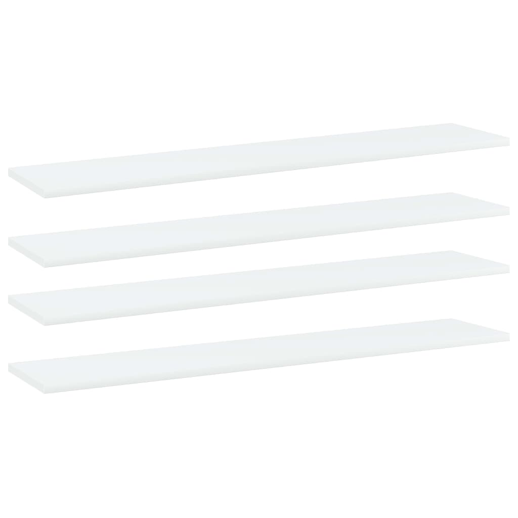 Přídavné Police 8 Ks Bílé 40 X 50 X 1,5 Cm Dřevotříska Bílá