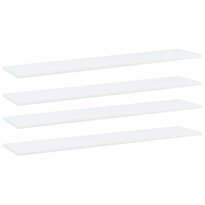 Přídavné Police 8 Ks Bílé 40 X 50 X 1,5 Cm Dřevotříska Bílá