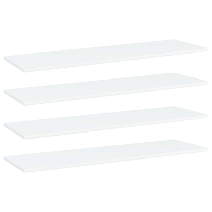 Přídavné Police 8 Ks Bílé 40 X 50 X 1,5 Cm Dřevotříska Bílá