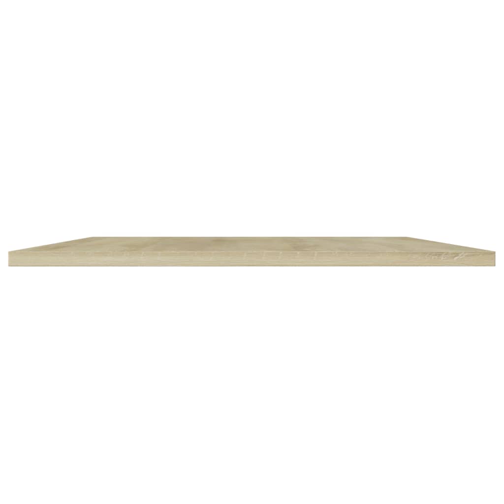 Přídavné Police 4 Ks 100 X 40 X 1,5 Cm Dřevotříska Dub Sonoma