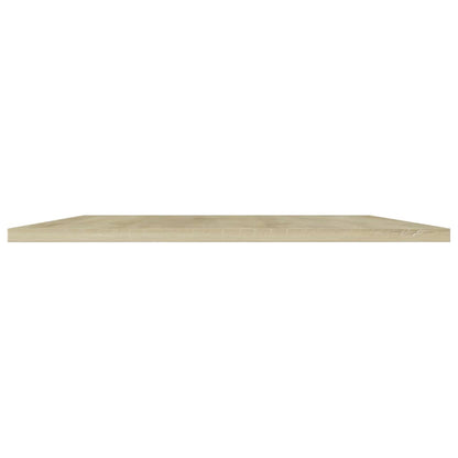 Přídavné Police 4 Ks 100 X 40 X 1,5 Cm Dřevotříska Dub Sonoma
