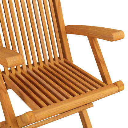 Zahradní Židle S Modrými Poduškami 2 Ks Masivní Teak