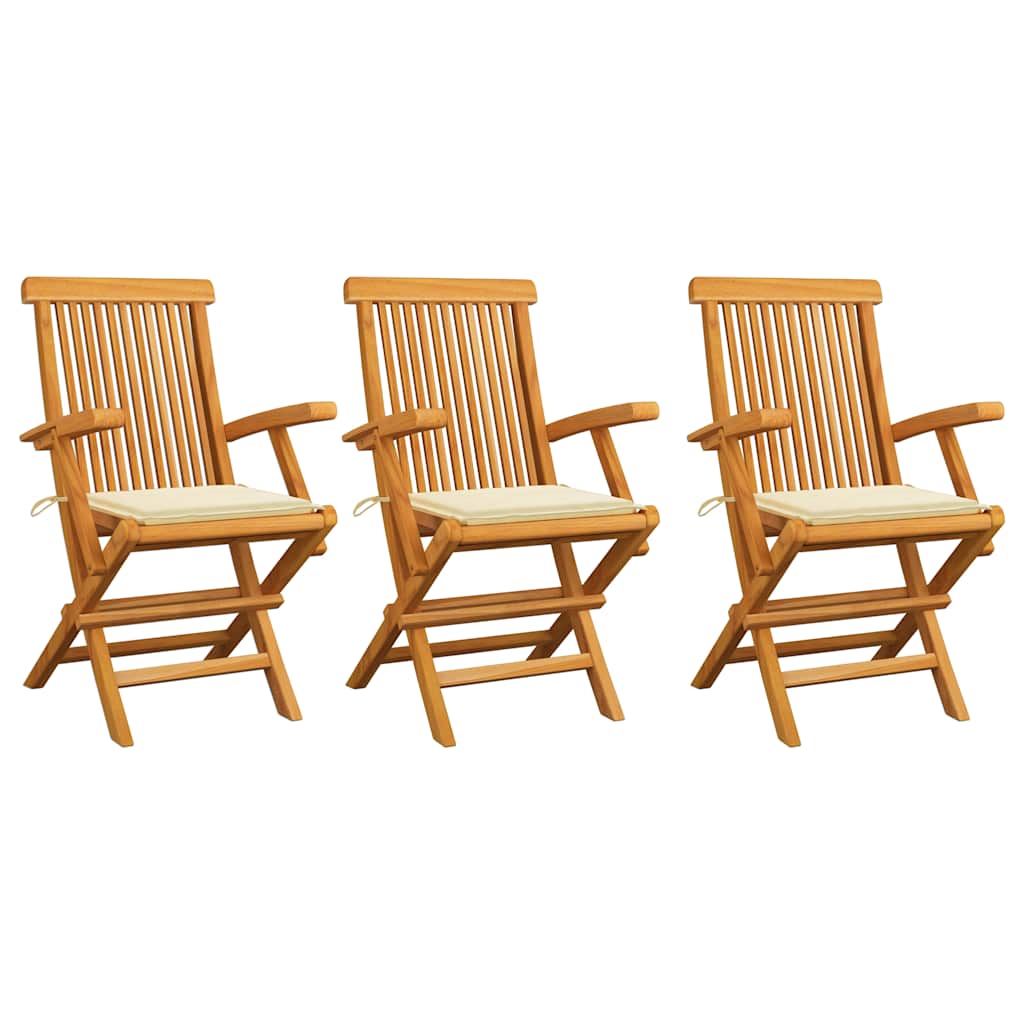 Zahradní Židle S Červeně Károvanými Poduškami 6 Ks Masivní Teak