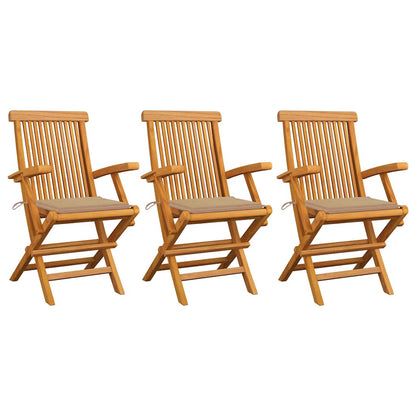 Zahradní Židle S Červeně Károvanými Poduškami 6 Ks Masivní Teak