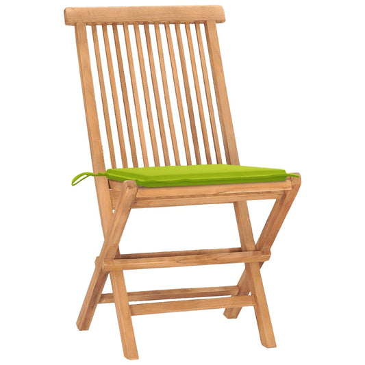 3Dílný Skládací Zahradní Jídelní Set S Poduškou Masivní Teak
