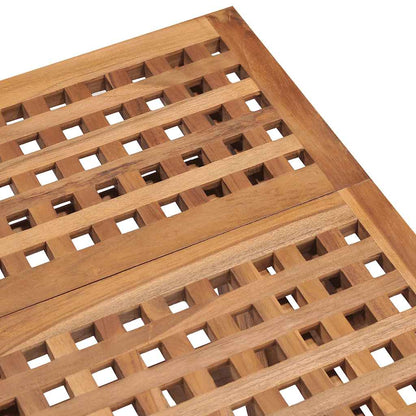 3Dílný Skládací Zahradní Jídelní Set S Poduškou Masivní Teak