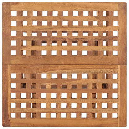 3Dílný Skládací Zahradní Jídelní Set S Poduškou Masivní Teak