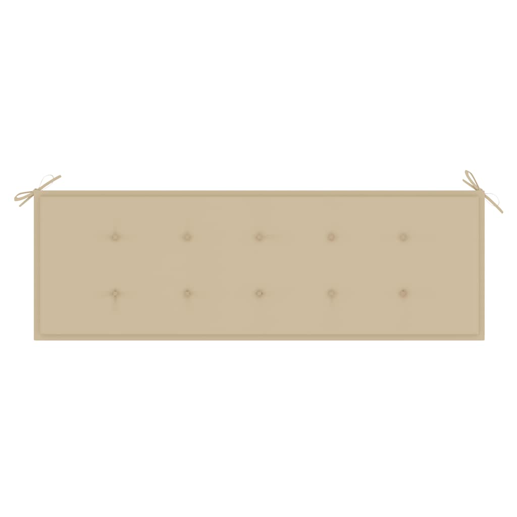 Stohovatelná Zahradní Lavice S Poduškou 159 Cm Masivní Teak