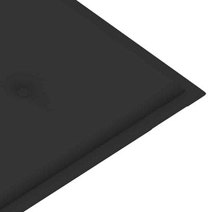 Zahradní Lavice S Poduškou 120 Cm Bambus Antracitová