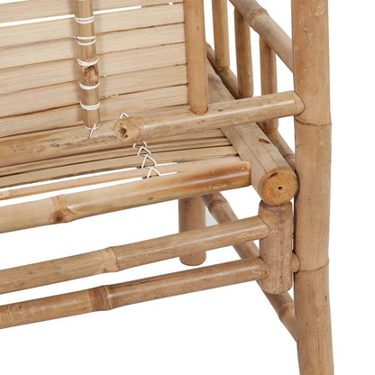 Zahradní Lavice S Poduškou 120 Cm Bambus