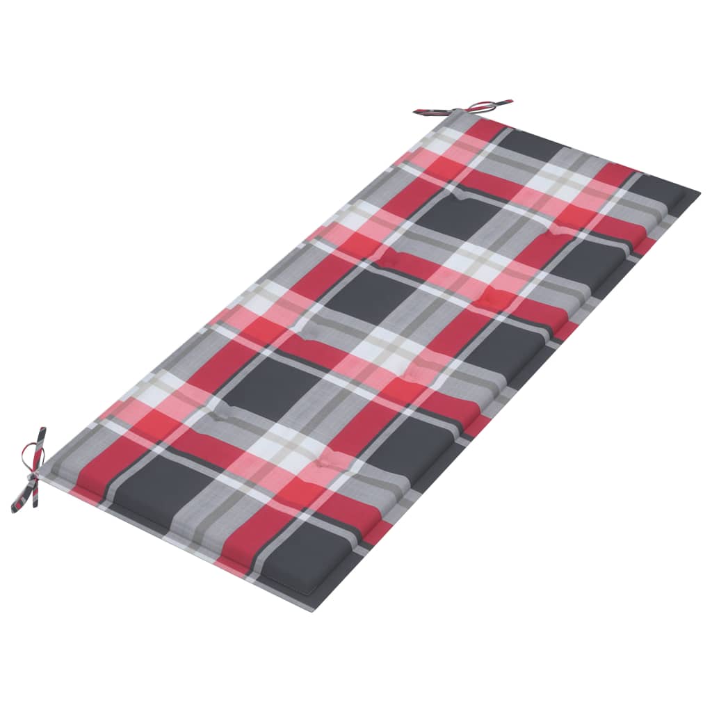 Zahradní Lavice S Poduškou 120 Cm Bambus