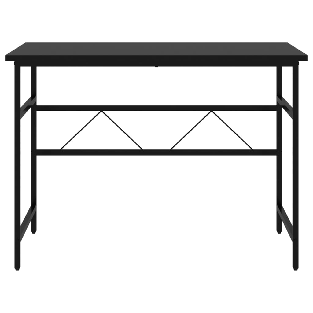 Pc Stůl Černý 105 X 55 X 72 Cm Mdf A Kov