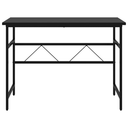 Pc Stůl Černý 105 X 55 X 72 Cm Mdf A Kov