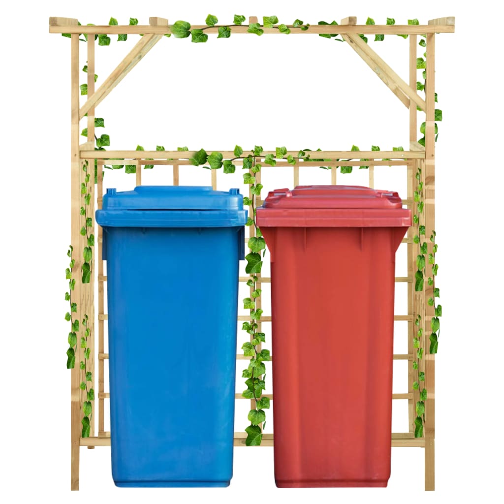 Zahradní Pergola Pro Tři Popelnice Impregnované Borové Dřevo
